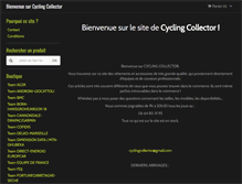 Tablet Screenshot of cyclingcollector.com